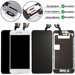 For iPhone 6S 6 Plus LCD Touch Digitizer Screen Replacement + Home Button Camera - Picture 1 of 57