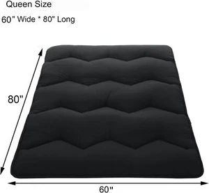 Japanese Futon Mattress, Twin/Full/Queen Foldable Japanese Futon Floor Mattress - Picture 1 of 29