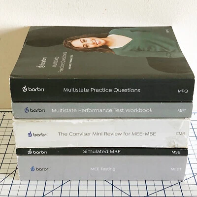 2023 Barbri Bar Exam UBE 5 Book Full Set - MEE Conviser Testing Handouts MBE MPT - Image 1 of 4