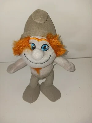 Kelly Toy Hackus Naughty Smurf 9" Plush Toy The Smurf Movie 2013 P5 - Image 1 of 4
