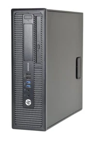 HP EliteDesk 800 G1 SFF Desktop Intel Core i3 3.4GHz 4GB 250GB HDD Windows 10 - Afbeelding 1 van 11