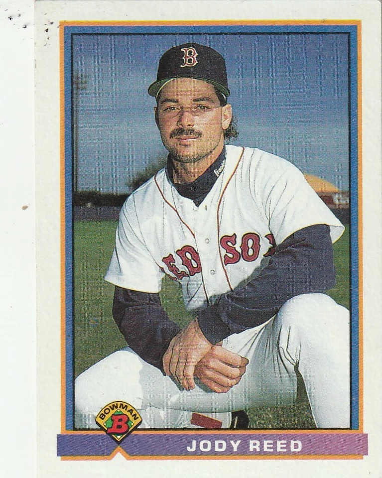 FREE SHIPPING-MINT-1991 Bowman Jody Reed #120 RED SOX PLUS BONUS CARDS - Image 1 of 1