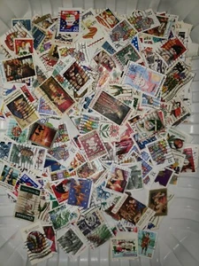 US Used/Canceled Postage Set of 30 Different Christmas & Other Holiday Stamps - Picture 1 of 1
