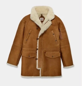 Ugg Tyrell Genuine Shearling Jacket. Men’s Size Large In Chestnut. NEW 1132310 - Picture 1 of 6