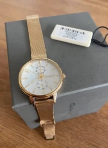 Gant Uhr Damenuhr Armbanduhr Gold Perlmutt Weiß Logan - Bild 1 von 7
