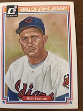 1983 Donruss Hall of Fame Heroes #30 Bob Lemon Mint