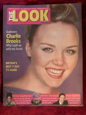 THE LOOK magazine 2002 CHARLIE BROOKS Christopher Plummer Nicola Stephenson (UK) - Image 1 of 2