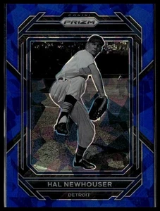 2023 Panini Prizm Hal Newhouser Blue Ice Prizms Detroit Tigers #285 - Picture 1 of 2