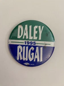 Daley Rugai 1995 político pin botón trasero P57 - Imagen 1 de 3