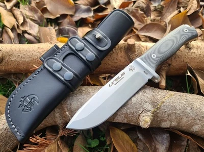 J&V Forester Ursus Outdoormesser Campknife 1.4116 Stahl Micarta Griff