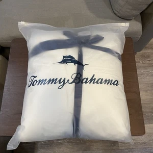 Tommy Bahama Plüsch Paradise Collection 50" x 70" weiße Flanelldecke - Bild 1 von 5