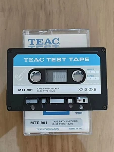 1PCS NEW TEAC MTT-901 TEST TAPE TAPE PATH CHECKER C-60 TYPE 18UM - Picture 1 of 2