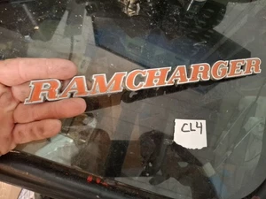 VINTAGE 1974-80 DODGE RAMCHARGER FENDER EMBLEM OEM 3739984 MOPAR - Bild 1 von 6