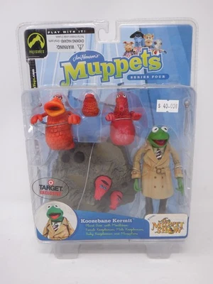Figura de acción exclusiva de los Muppets Koozebane Kermit serie cuatro objetivos Palisades Foto 1 de 2