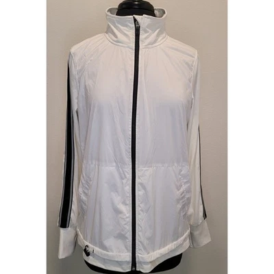 NWT Tangerine White/Black Stripe Active Track Jacket – Women’s M, Athleisure - Image 1 of 4