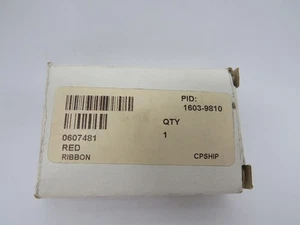 Simplex 1603-9810 0607481 Time Clock Red Ribbon Cassette NEW - Picture 1 of 2