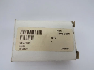 Simplex 1603-9810 0607481 Time Clock Red Ribbon Cassette NEW - Image 1 of 2