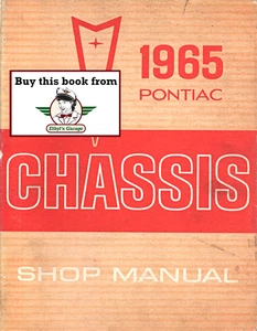 1965 Pontiac Grand Prix Bonneville Catalina Star Chief Chassis Shop Manual - Picture 1 of 2
