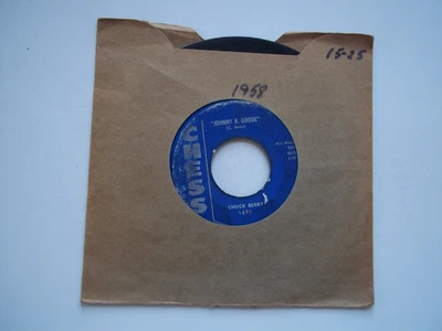 CHUCK BERRY - Johnny B. Goode / Around And Around - 45 RPM 7" Record CHESS 1958 - Image 1 of 4