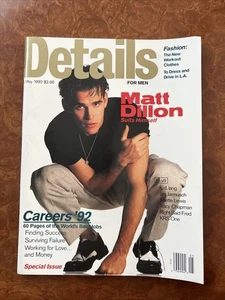 1992 DETAILS magazine MATT DILLON Juliette Lewis k.d. lang Henry Rollins Vintage - Picture 1 of 22