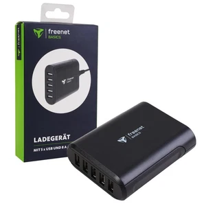 Chargeur rapide Freenet 5x 8A bloc d'alimentation 5 x prise USB-A station de charge de bureau - Photo 1/8