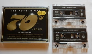 NUMBER ONE 70'S ALBUM DOUBLE CASSETTE TAPE (DAVID BOWIE,KATE BUSH,ABBA,BUGGLES) - Picture 1 of 9