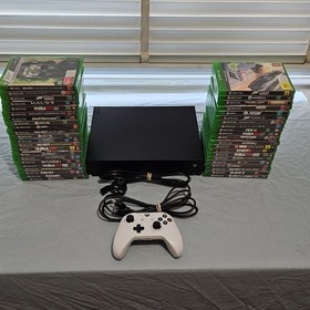 Xbox One X Console + 43 Games Bundle PAL Tested