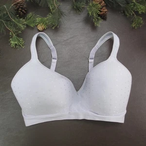 Sujetador Bali para mujer gris claro sin aros ligeramente forrado lunares correas ajustables - Imagen 1 de 11