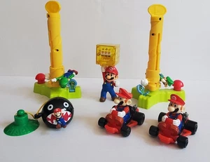 6 juguetes Mario Kids Happy Meal 2002 2018 Luigi Soar N Chase McDonalds Burger King - Imagen 1 de 24