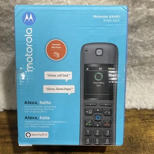 Motorola AXH01 Alexa integriertes schnurloses Einzelpack-Schnurlostelefon - AXH01 - Bild 1 von 9