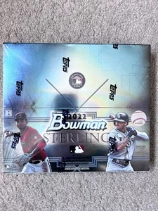 2022 Bowman Sterling Baseball Sealed Hobby Box - 5 Autographs/Box - Picture 1 of 6