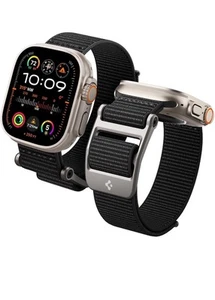 Spigen DuraPro Flex Designed for Apple Watch Band Solo Loop Black - Zdjęcie 1 z 11