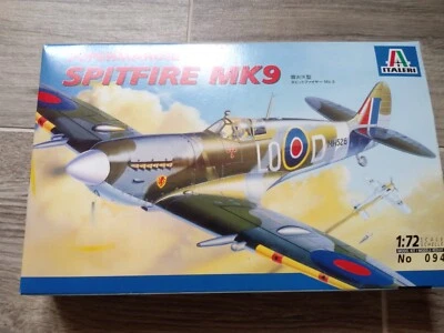 ITALERI 094 - SUPERMARINE SPITFIRE MK9 - 1/72 PLASTIC KIT - Immagine 1 di 2