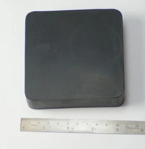 Goma Duro Dapping Block Joyeros Banco 4"" x 4"" Arcilla Plata Artesanía - Imagen 1 de 1
