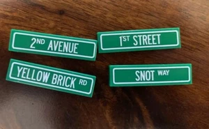 Custom Stickers for City Street Road Signs - Picture 1 of 4