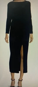 ALEX MARIE CHLOE STRETCH VELVET MIDI DRESS NWT Sz 12 EMERALD GORGEOUS! - Picture 1 of 12