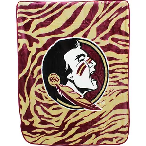 Florida State Seminoles Super Morbida Coperta da Lancio Raschel, 50 x 60 pollici - Foto 1 di 5