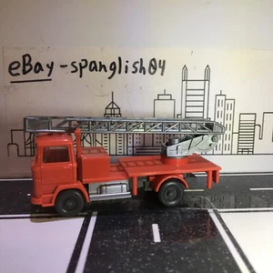 Wiking HO 1/87 Mercedes-Benz NG 1419 Fire Engine Ladder MPN 618 Red Gray Loose - Picture 1 of 9