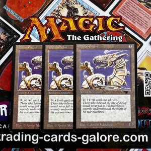 MTG 3 x Dragon Engine , MTG Antiquities (1994) Common Artifact Creature MAGIC LP - Picture 1 of 1