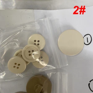 100Pcs Round Resin Buttons Flat Paint spraying Buttons Accessories 15mm - 30mm - Picture 1 of 12