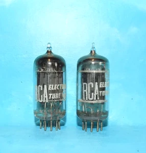 2 RCA 5963 Tubes Black Plates Foil D Getter - Picture 1 of 2
