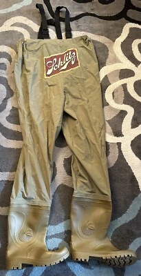 Rare Schlitz Beer Fishing/Hunting Promotional Nylon Suspender Waders Brand New! - Image 1 of 4