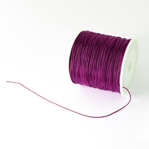 150yards/roll Braided Nylon Knotting Thread Crafting Cord Beading String  0.5mm