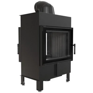 Kamineinsatz kratki LUCY 12 mit 5 - 15 kW Tunnel Kamin Raumteiler Durchsicht Feu - Bild 1 von 5