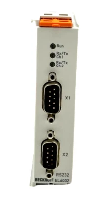 BECKHOFF EL6002 ETHERCAT TERMINAL 2-CHANNEL COMMUNICATION INTERFACE - Image 1 of 4