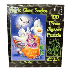 Magical Glow Series Halloween Children's 100 Piece Puzzle (15" x 11") - Picture 1 of 1