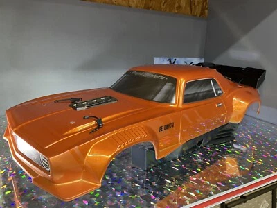 ARRMA FELONY 6s body orange car speed run shell complete ARA410009 Painted NEW - Image 1 of 4