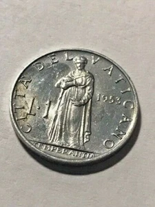 1953 Vatican City 1 Lire Unc++ #18385 - Picture 1 of 2