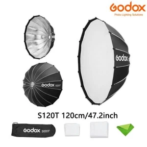 Godox S120T 120cm Umbrella Softbox Quick Release Soft Boxes Light Diffuser - Picture 1 of 11