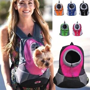 Pet Carrier Backpack Adjustable Puppy Cat Dog Travel Shoulder Bag Breathable
